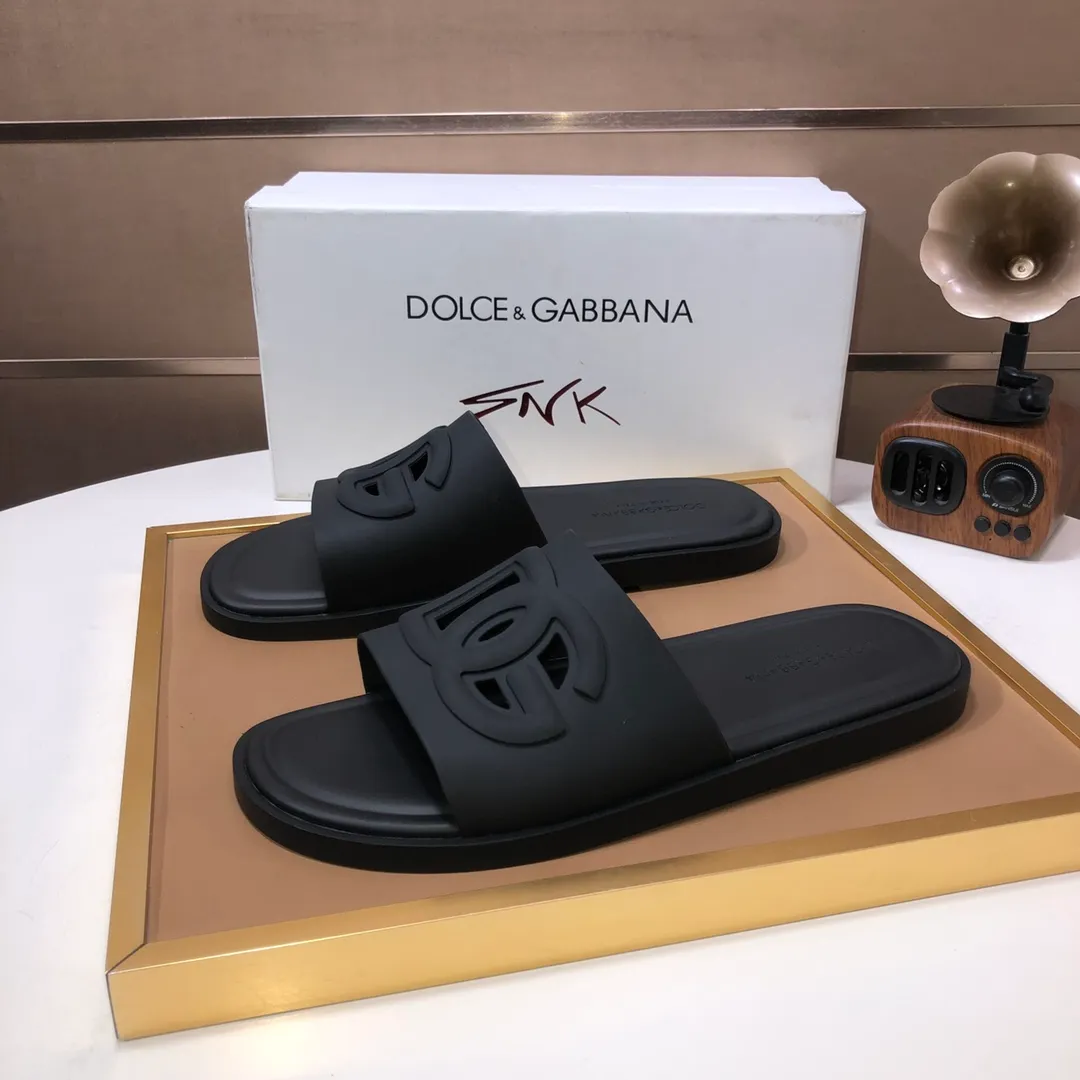 Men's shoes💰280💰【D&G】High-end quality Product trademark: DG "Dolce & Gabban*" slippers, Product material: Imported cowhide upper, original air cushion outsole, regular size: 38-45